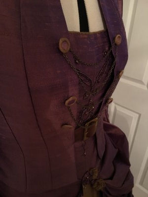 jacket front detail