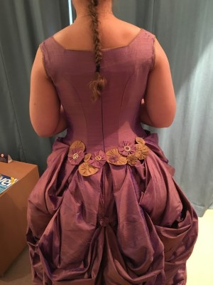 Back of wedding dress